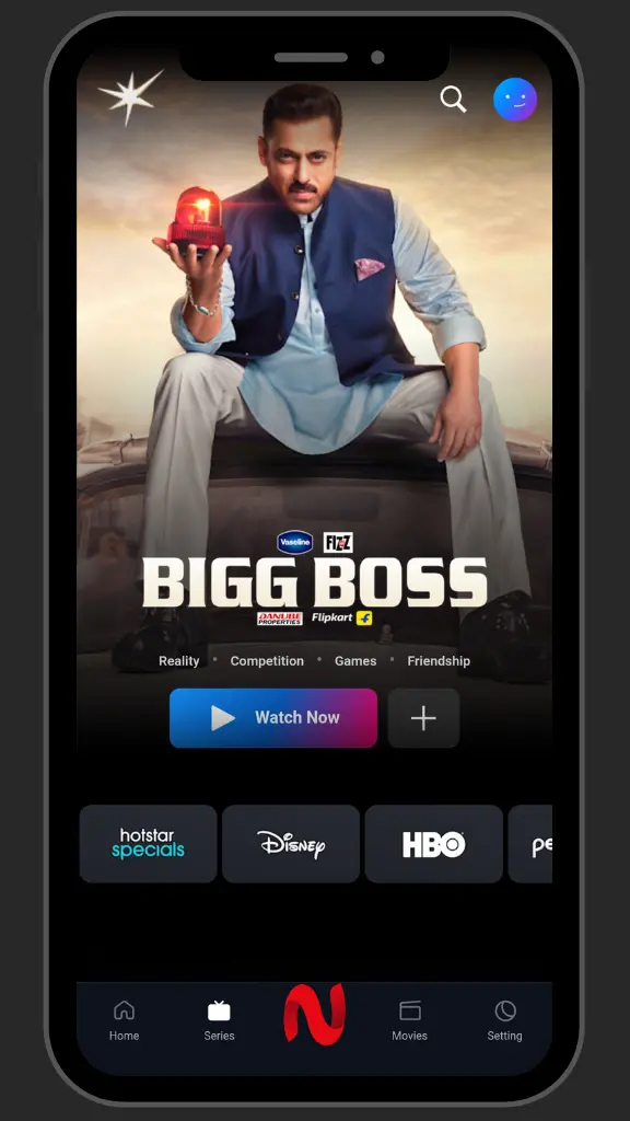 jio hotstar content on netmirror apk
